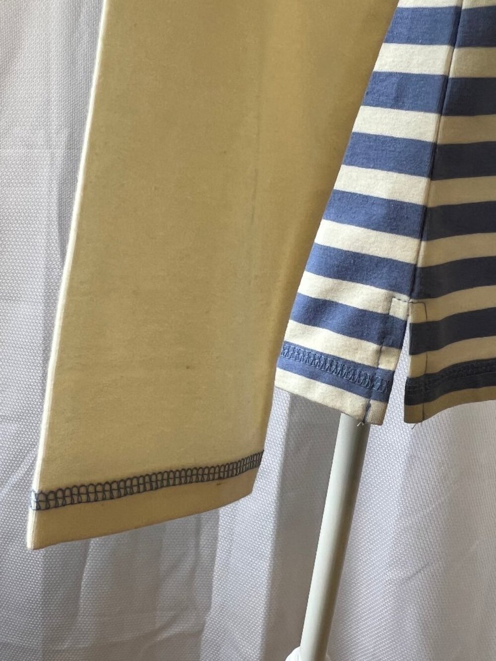 Liz Claiborne Liz & Co Blue & White Striped Shirt - Picture 7 of 14